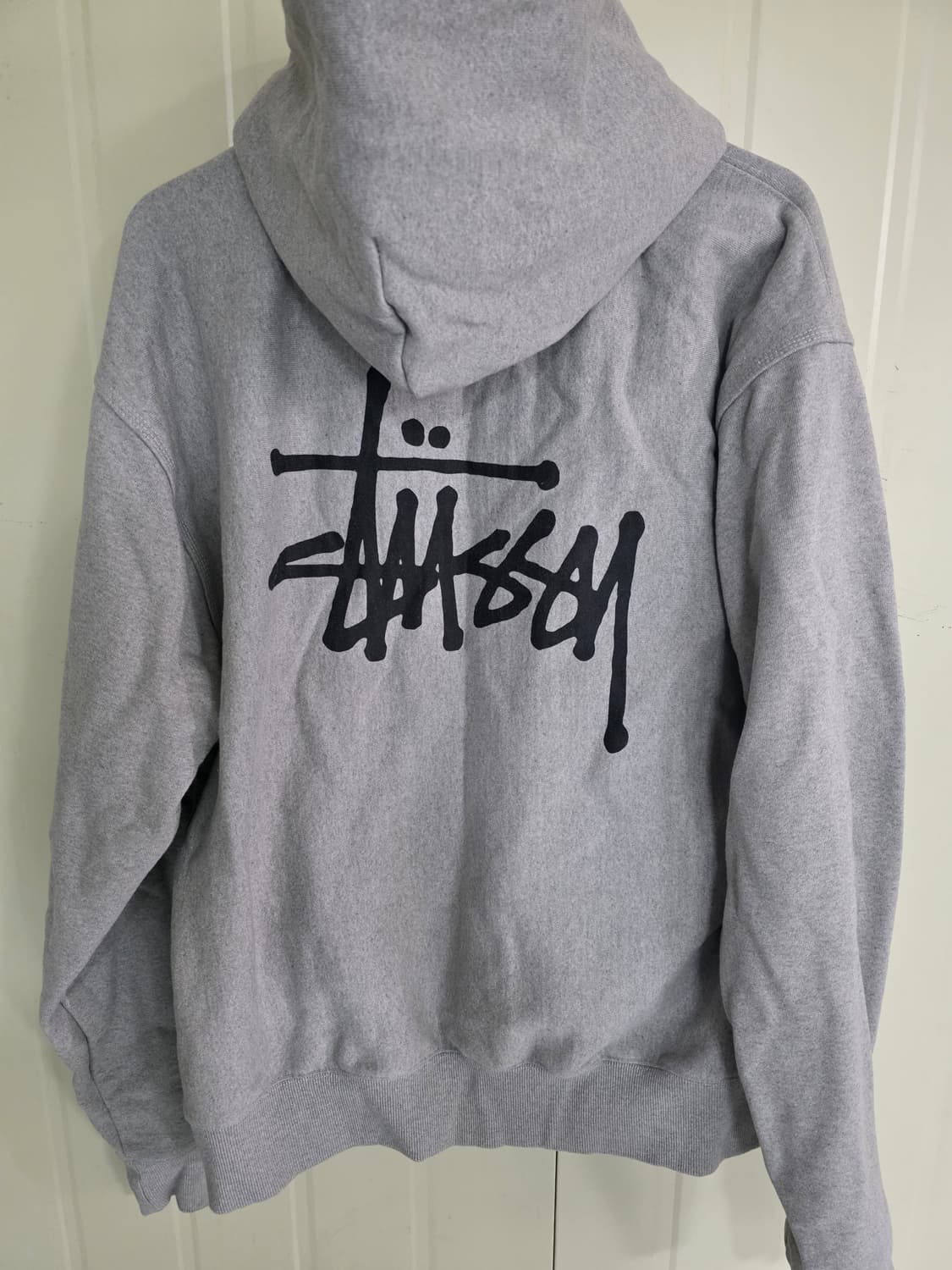 스투시 후드티 M 회색 상품이미지2