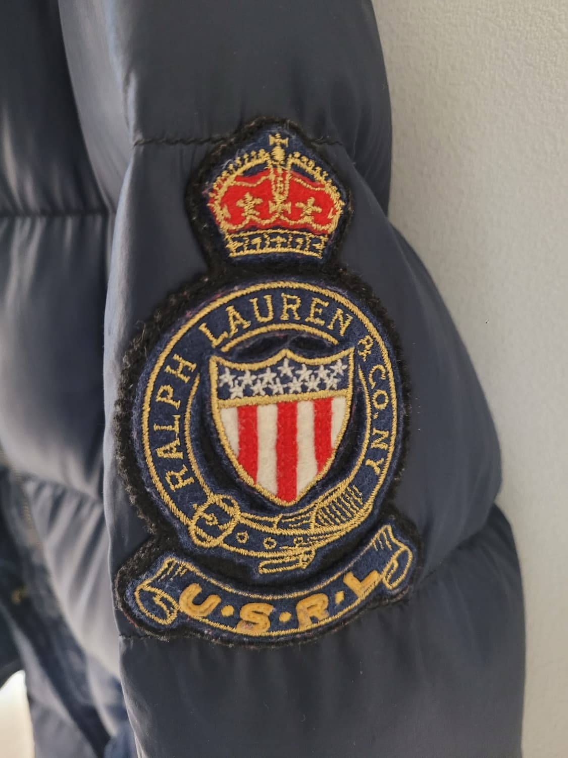 폴로 진스 덕다운 롱패딩 네이비 M 상품이미지4