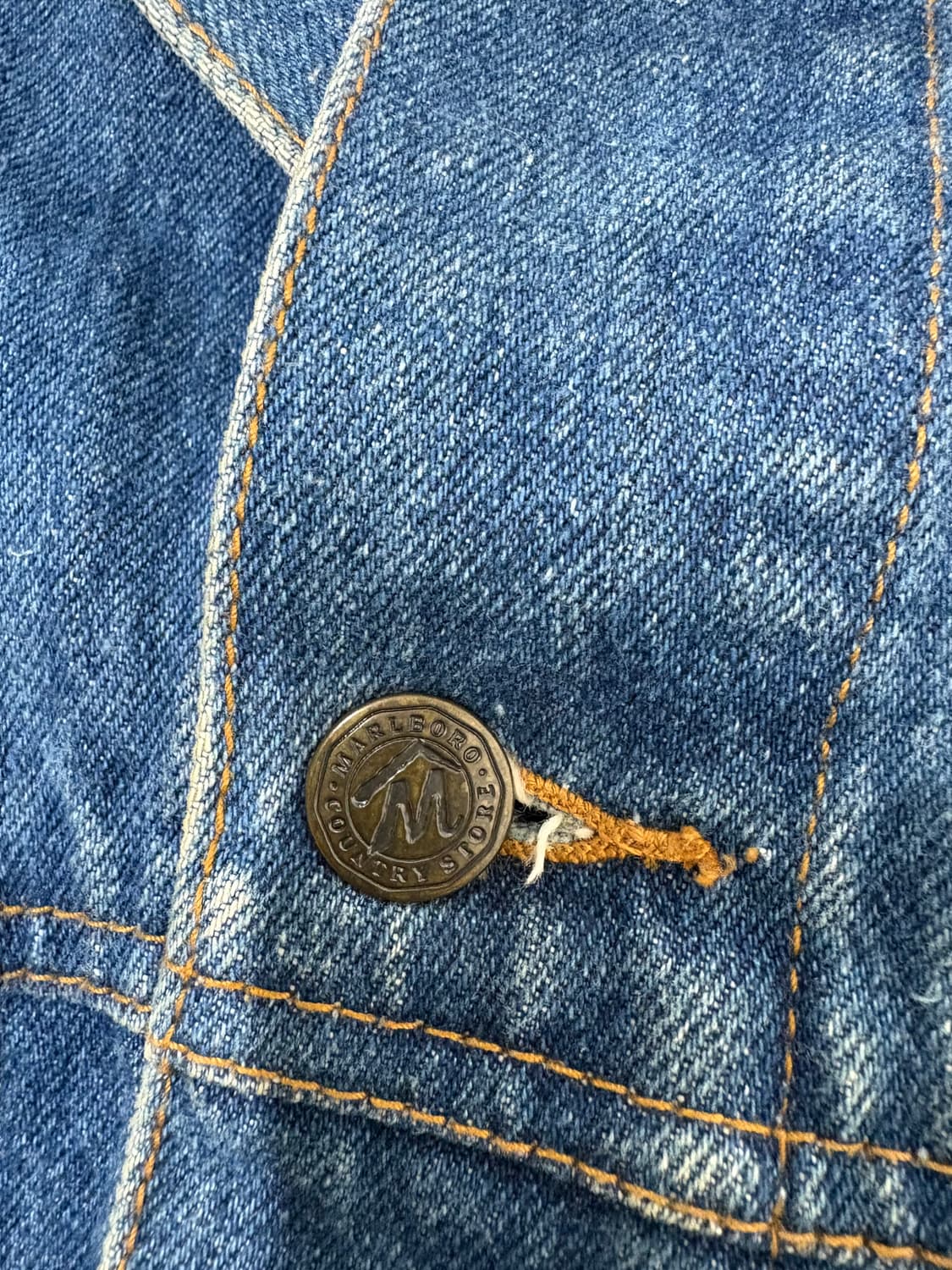 90's Marlboro Country Denim Trucker JK 상품이미지5