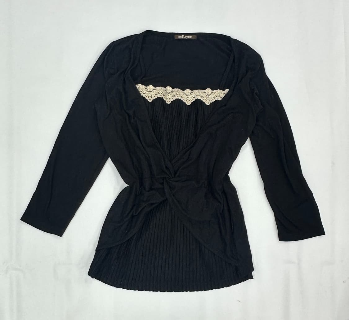 🖤하구미의 블랙 지뢰계 코디세트🖤 공겜여주 데빌 마계 가디건 레이어드 상품이미지5