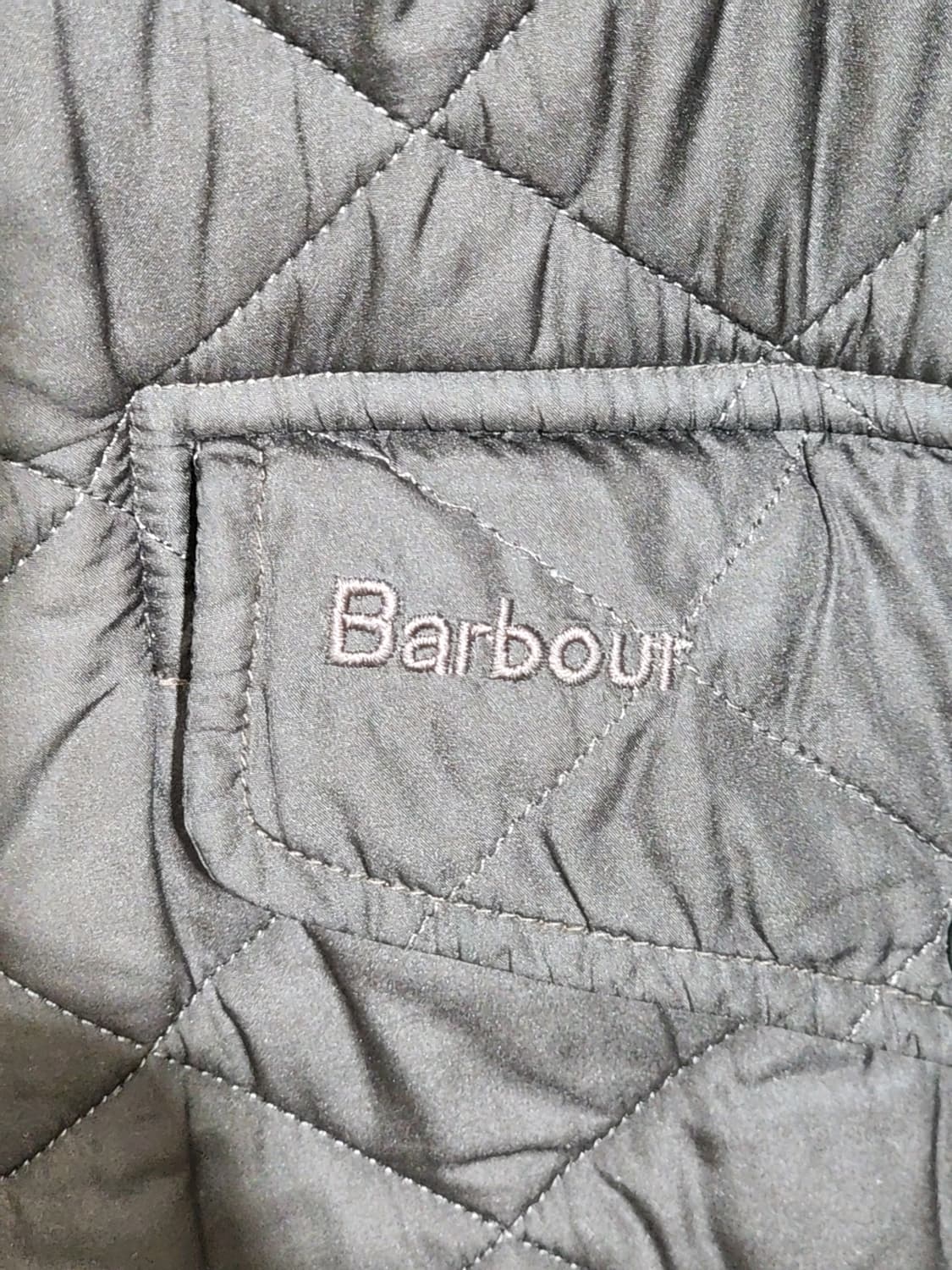 (L) 바버 퀼팅자켓 브라운 안감기모 누빔점퍼  상품이미지3