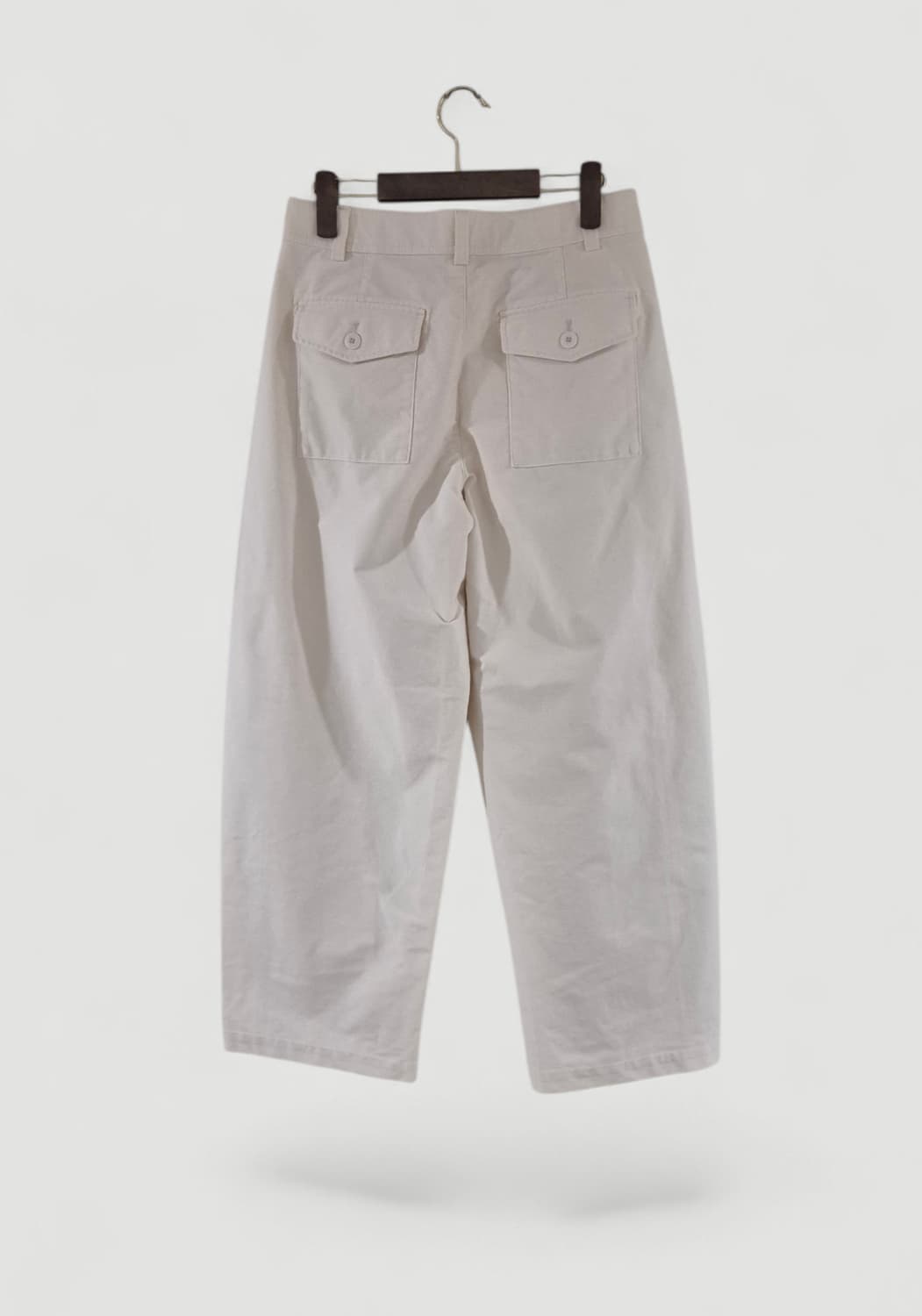 [L]유니클로 와이드 커브드핏 팬츠 여성 상품이미지3