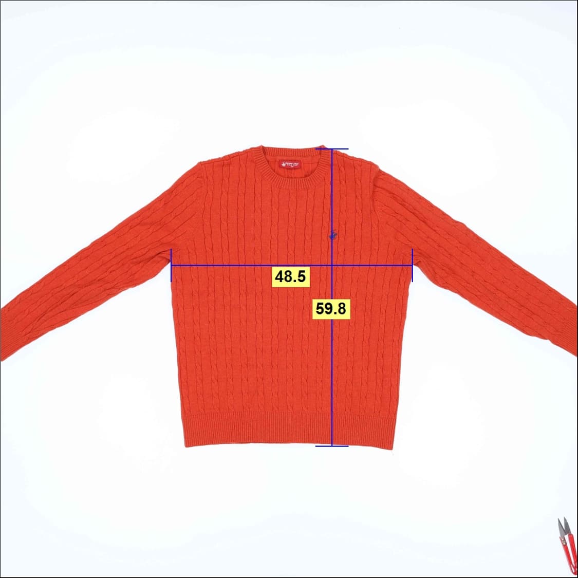 105 버버리힐즈 폴로클럽 케이블니트 0121H1 상품이미지5