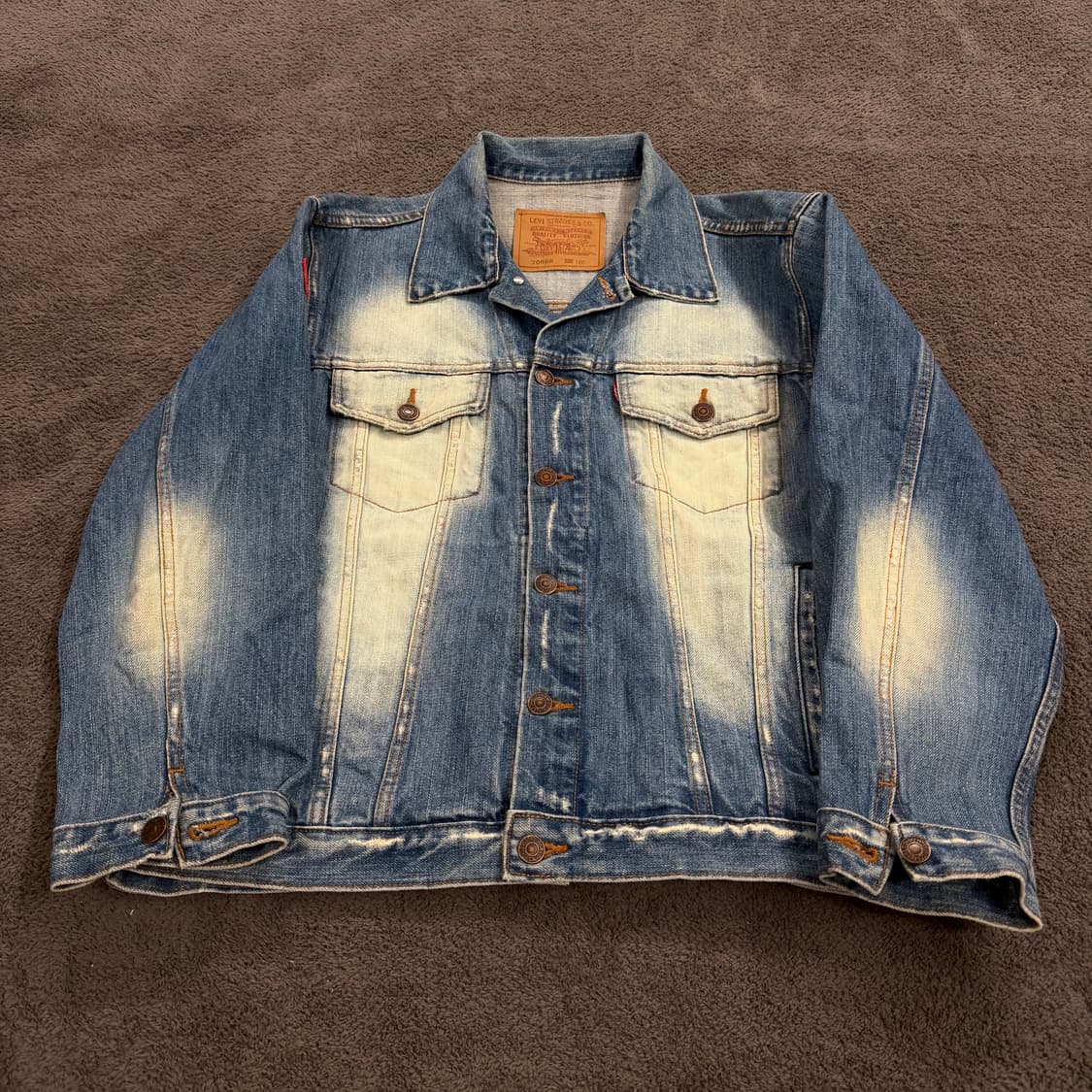 [ 정품/100 ] 리바이스 빈티지 70506 패치 데님 트러커 청자켓 상품이미지2