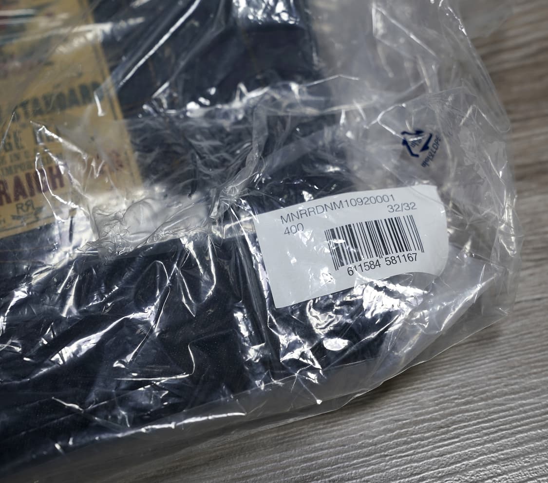 더블알엘 셀비지 스트레이트 원스 워시 진 32/32 상품이미지3