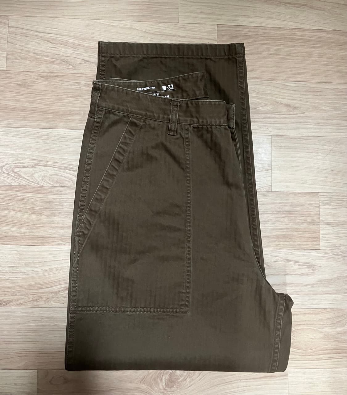 듀테로 베이커 팬츠 빈티지 브라운 M 상품이미지8