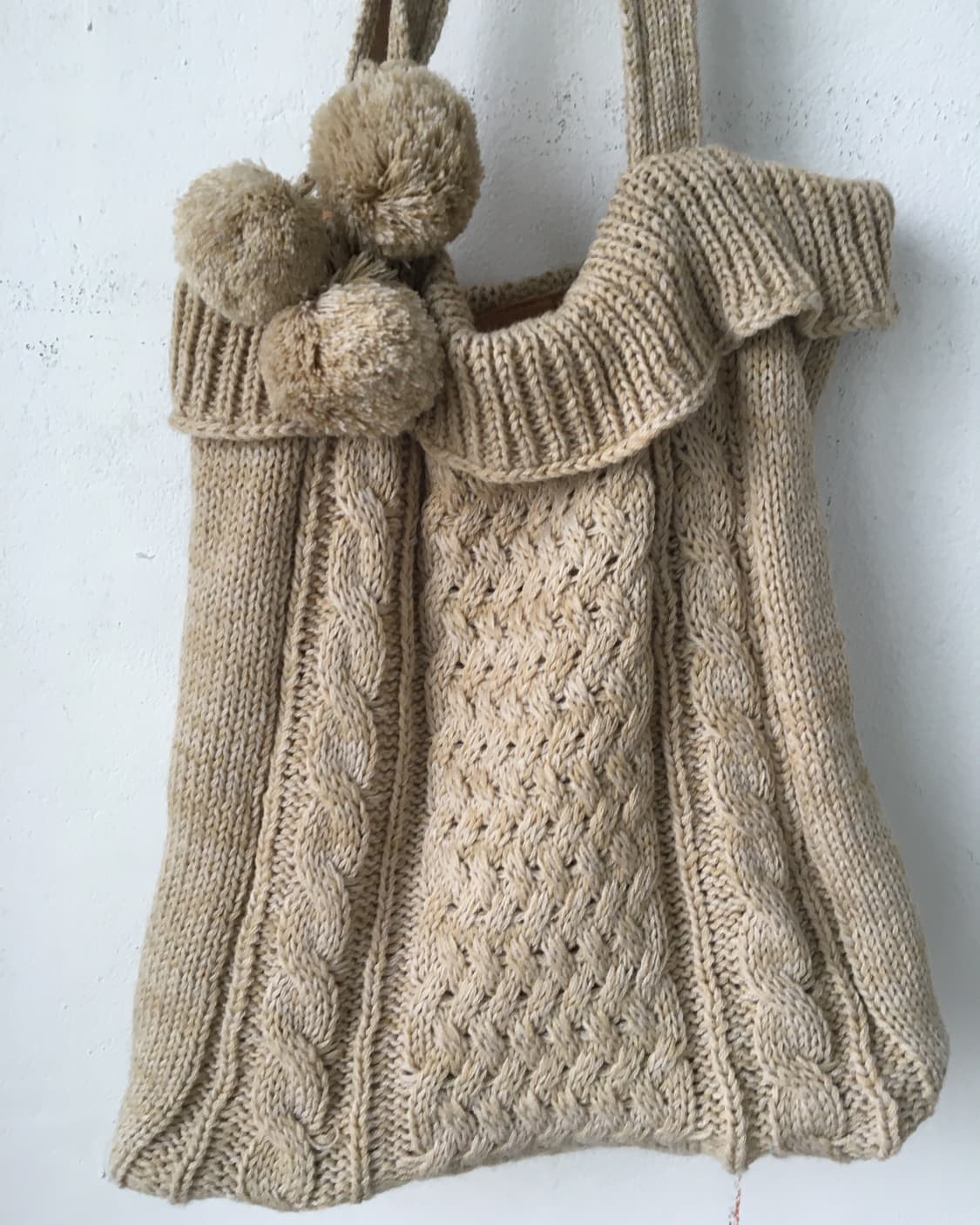  pom pom knit shoulder bag 상품이미지3