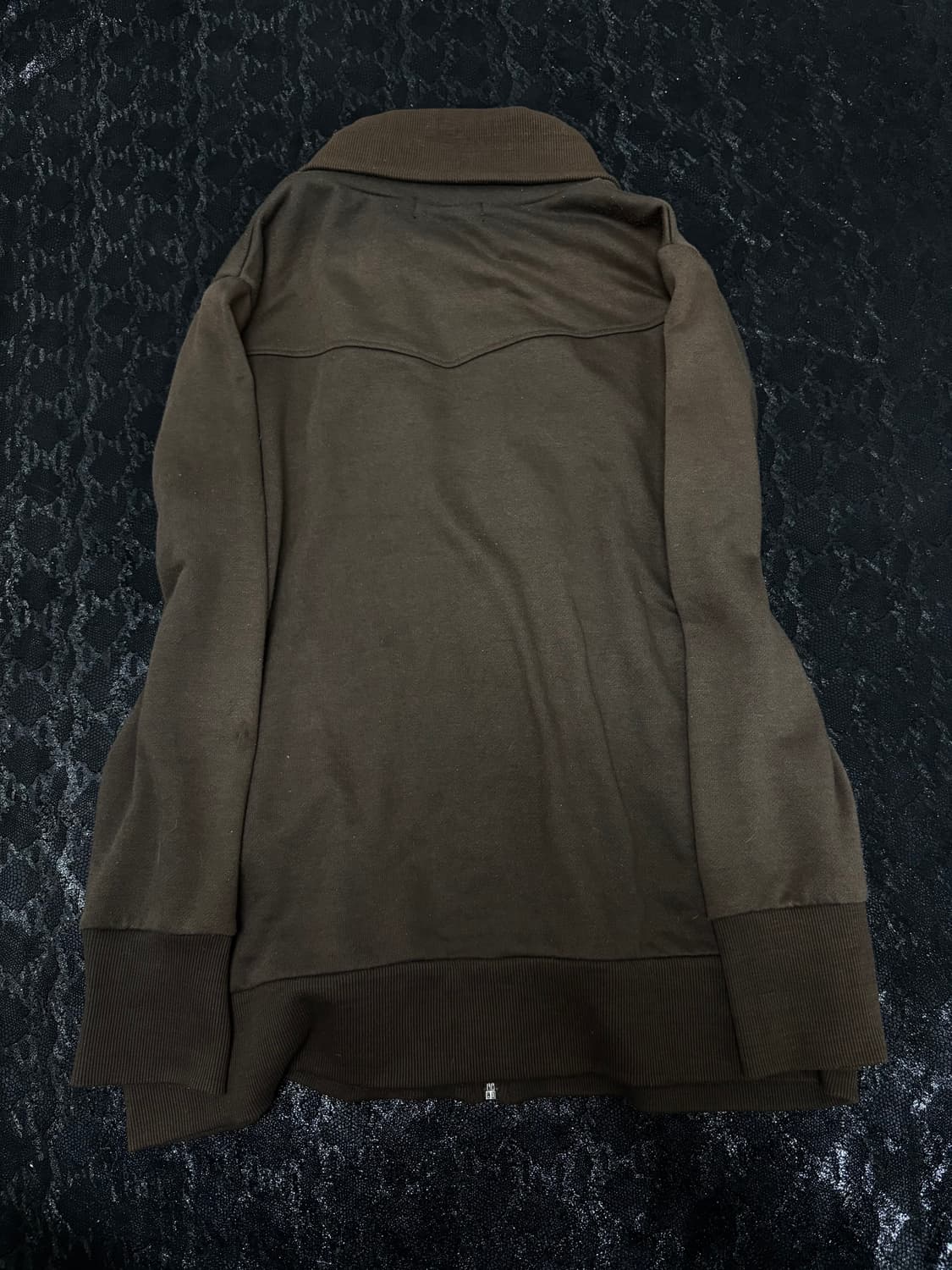 “PLG” Y2K star Detail Brown Zip Up 상품이미지7