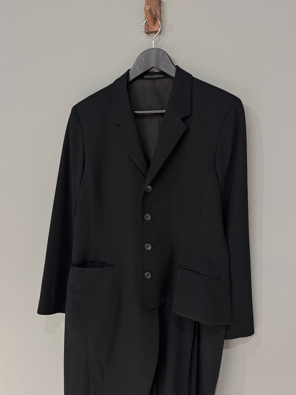 요지 야마모토 아방가르드 언발란스 자켓 상품이미지3