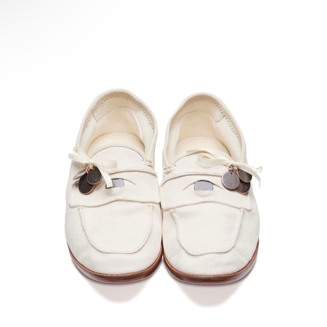 [US 9] 수이코크 X 미도리카와 코인 로퍼 화이트 상품이미지4