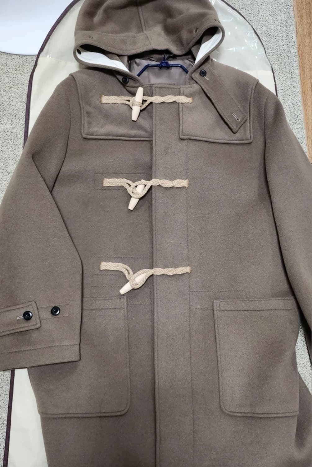 비바스튜디오 롱 더플코트 (카키브라운) 상품이미지1