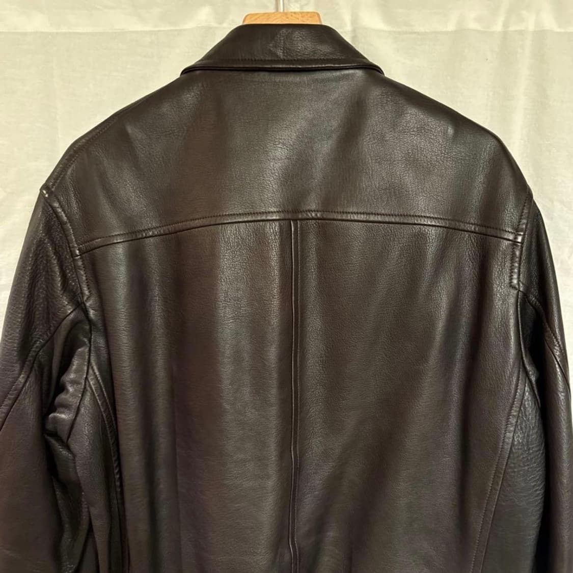 22aw lamb leather short zip jkt 상품이미지5