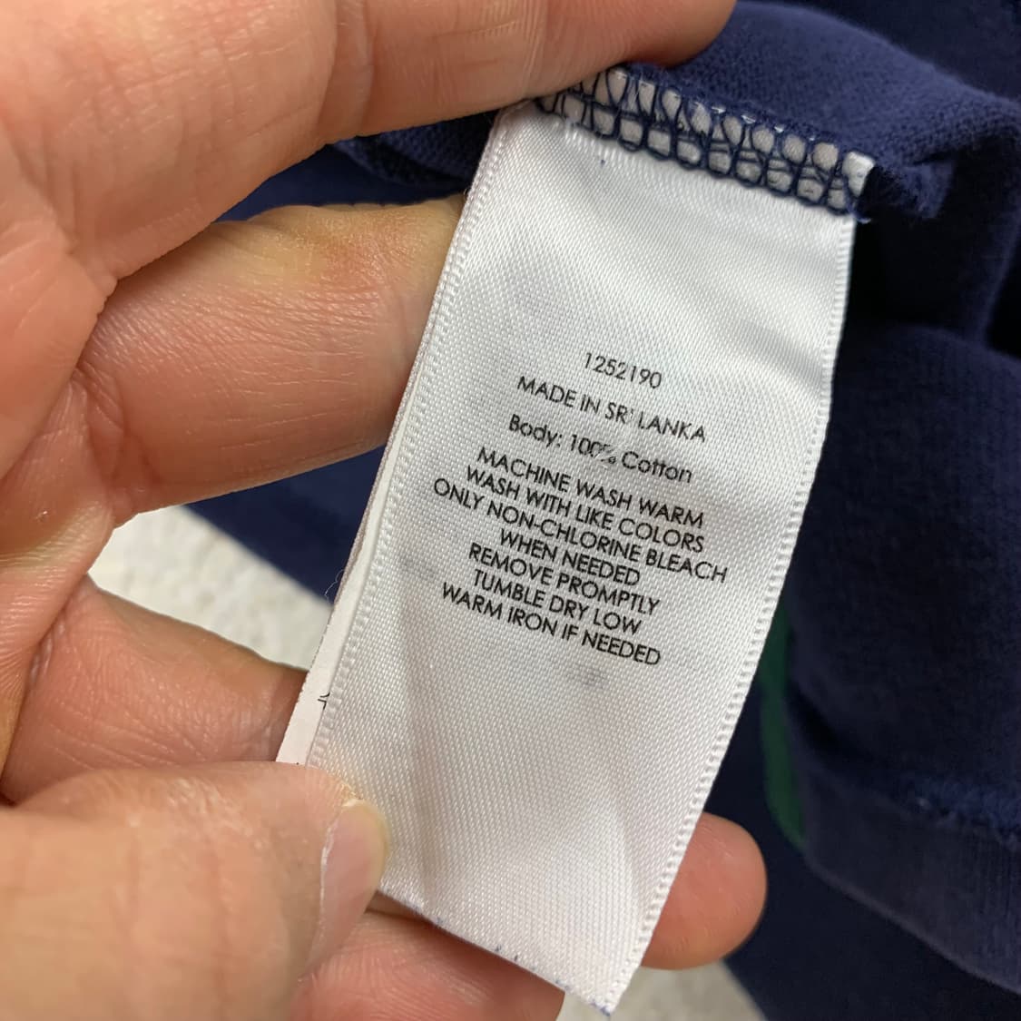 폴로 랄프로렌 빅포니 럭비 티셔츠 네이비  상품이미지7