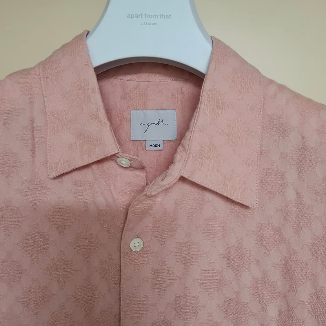 [M] 유스 반팔 셔츠 핑크 youth 상품이미지4