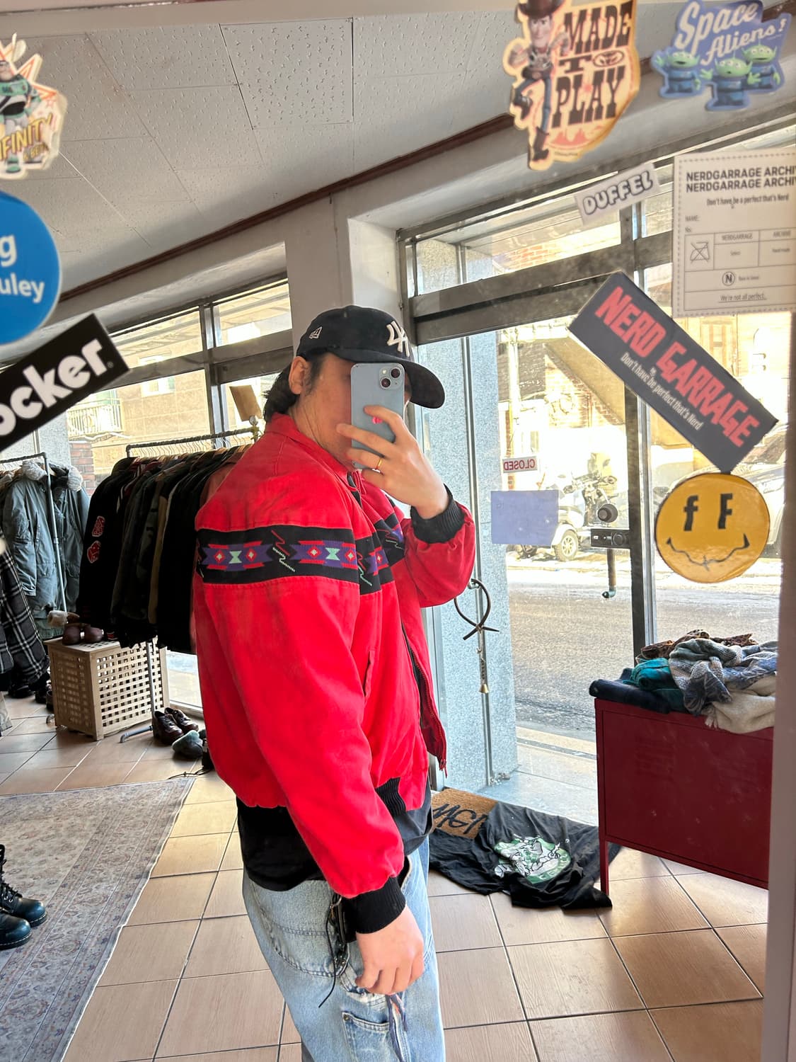 80,90‘s James davis 아즈텍 워크자켓 상품이미지9