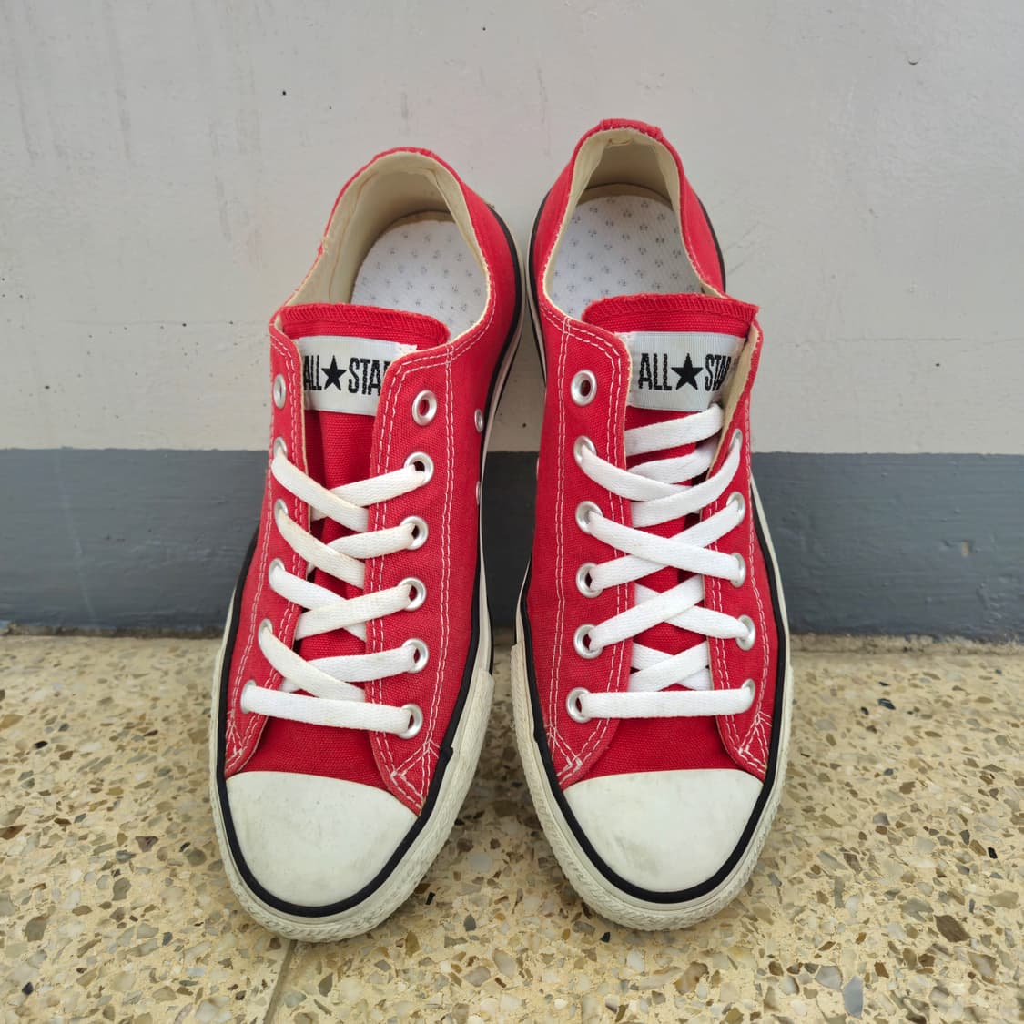 [260]컨버스 올스타 로우 레드 스니커즈 상품이미지2