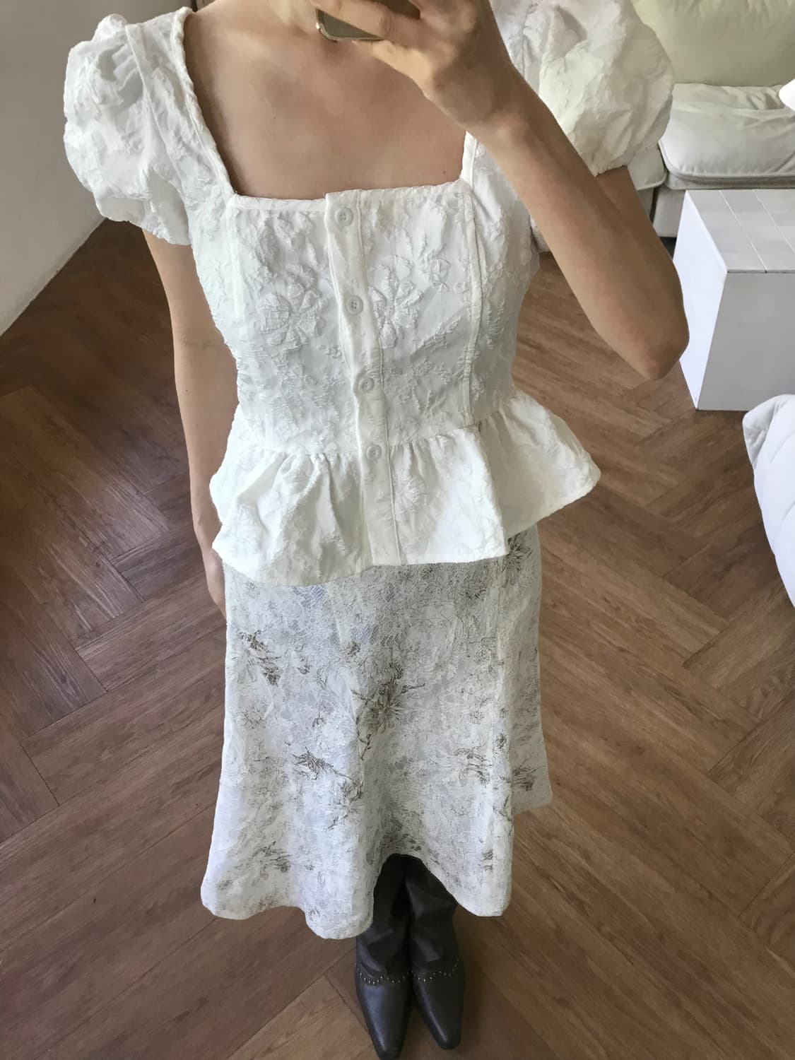 vintage puff blouse 상품이미지1