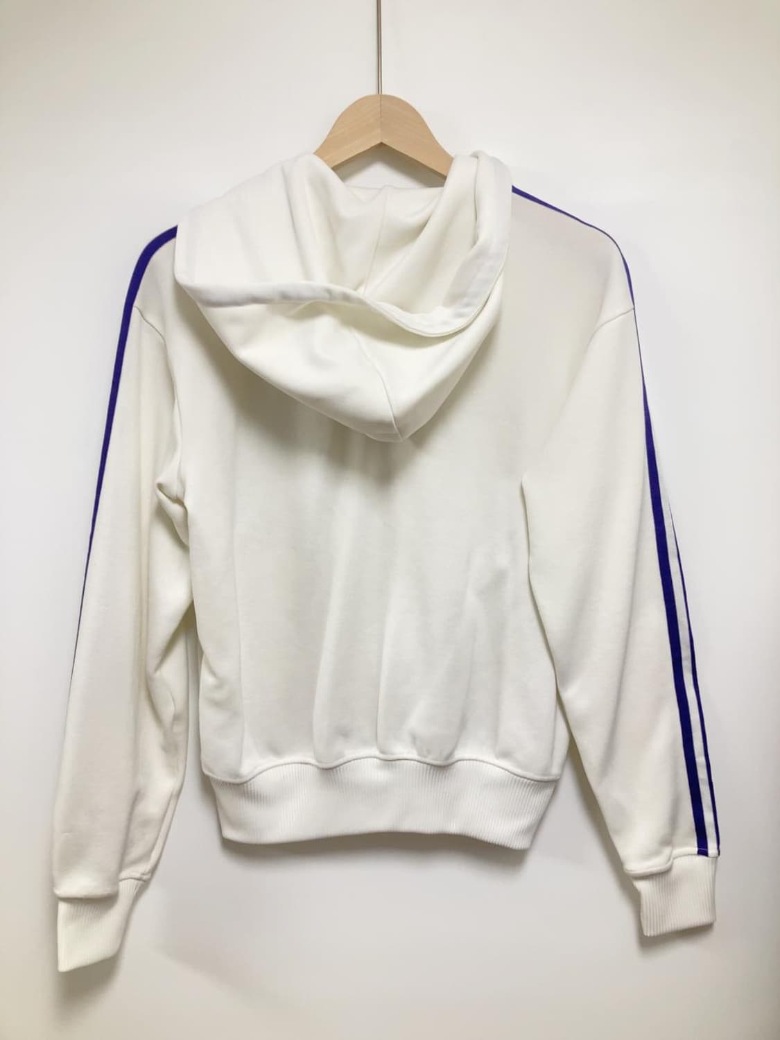 아디다스 화이트 퍼플 후드 집업 빈티지 자켓 트랙탑 상품이미지5
