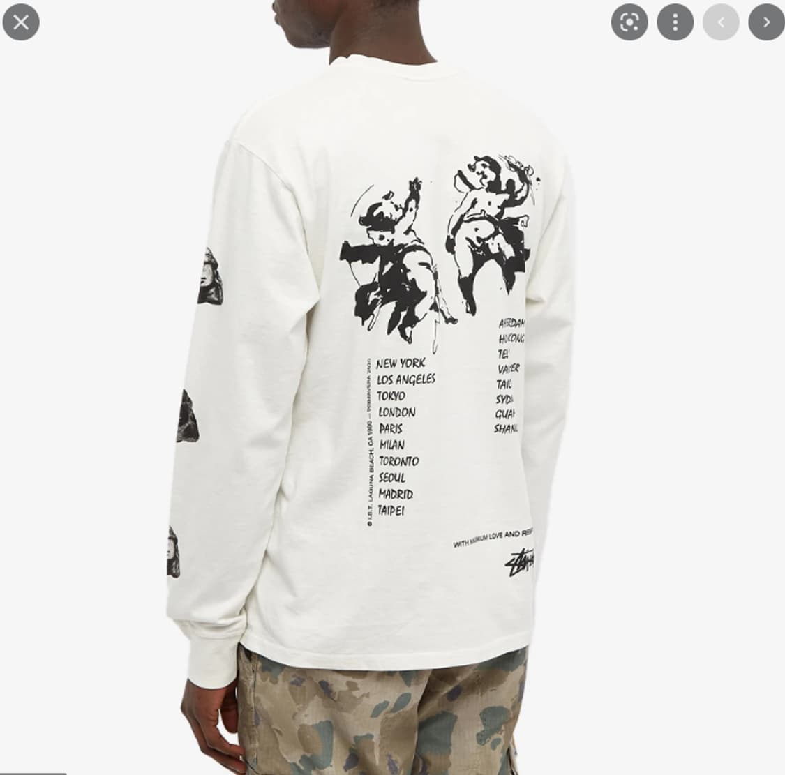 Stussy 스투시 엔젤 롱슬리브 상품이미지1