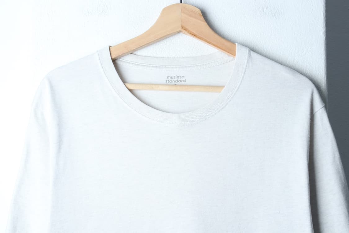 (XL-2XL) 무신사 스탠다드 반팔 티셔츠 멜란지 무지-H33181 상품이미지3