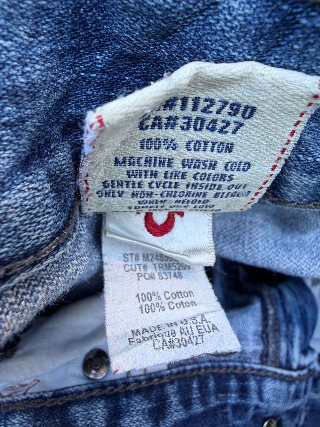 MADE IN USA 트루릴리전 RICKY 상품이미지9