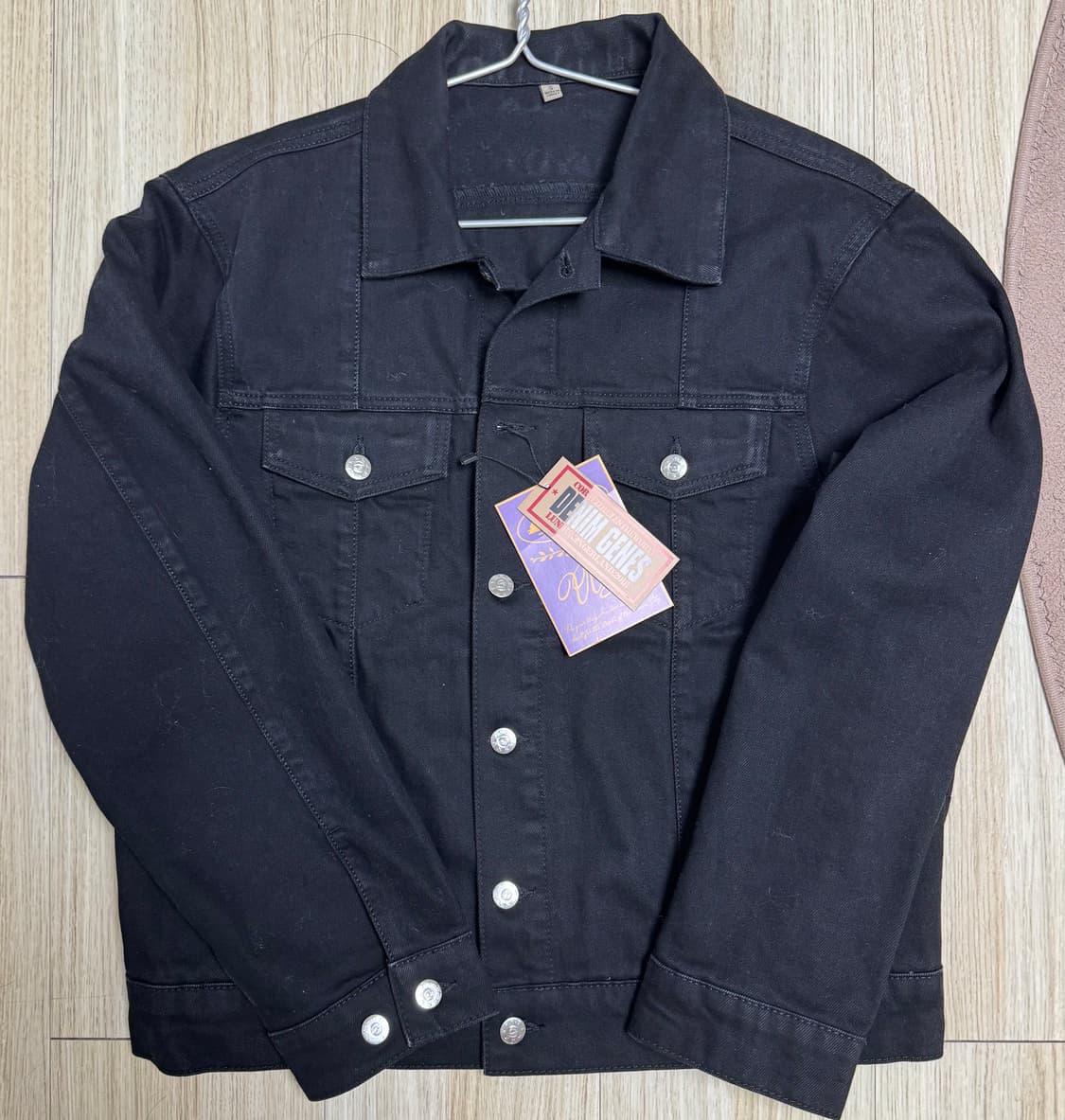 코르테이즈 c스타 데님 자켓 블랙 상품이미지1