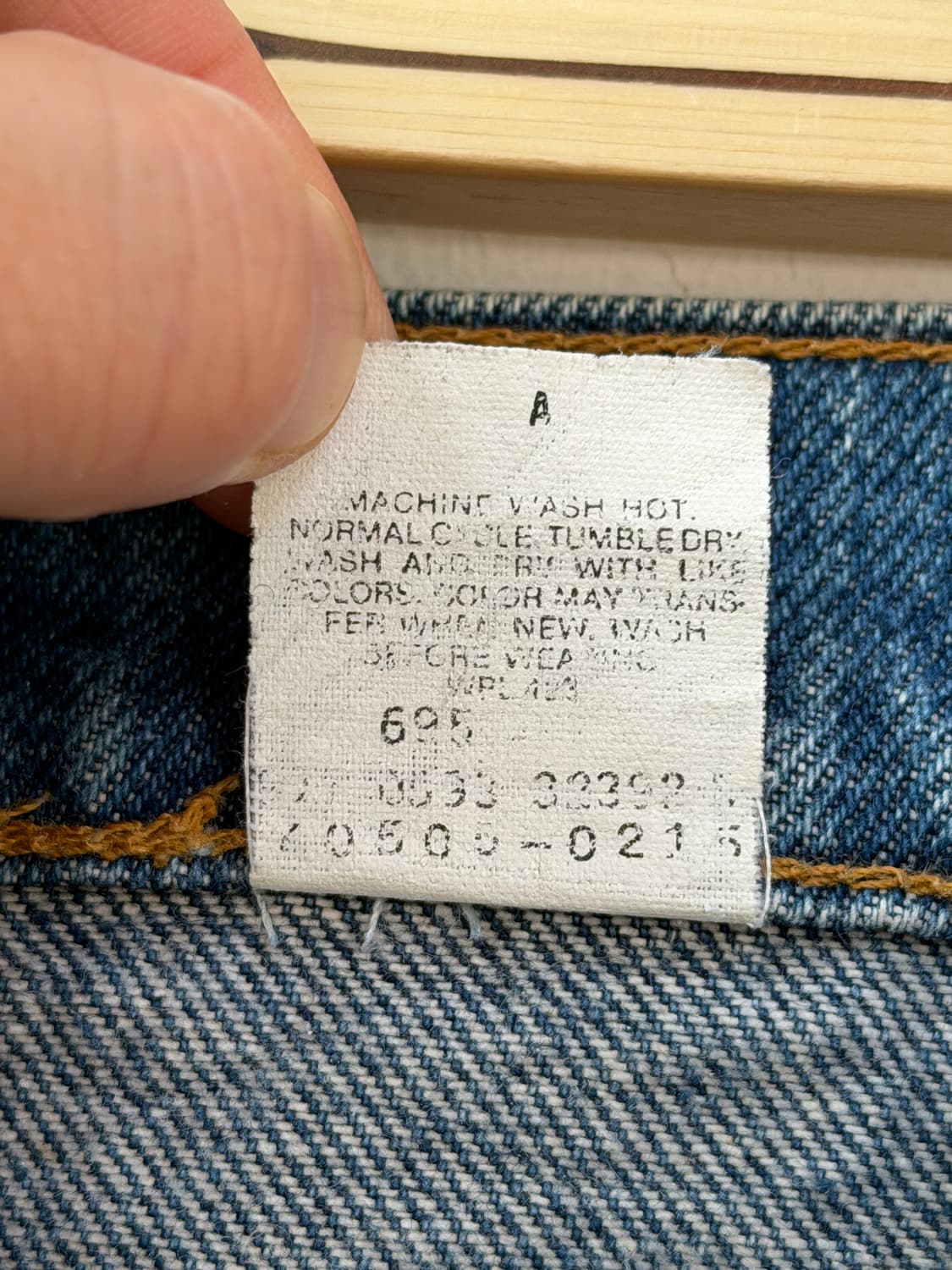 Levis 505 오렌지 탭 데님 팬츠 W32 x L30 상품이미지4