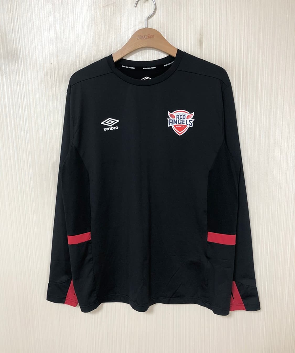 WK리그 엄브로 인천 현대제철 레드엔젤스 선수실착 트레이닝셔츠(105) 상품이미지1