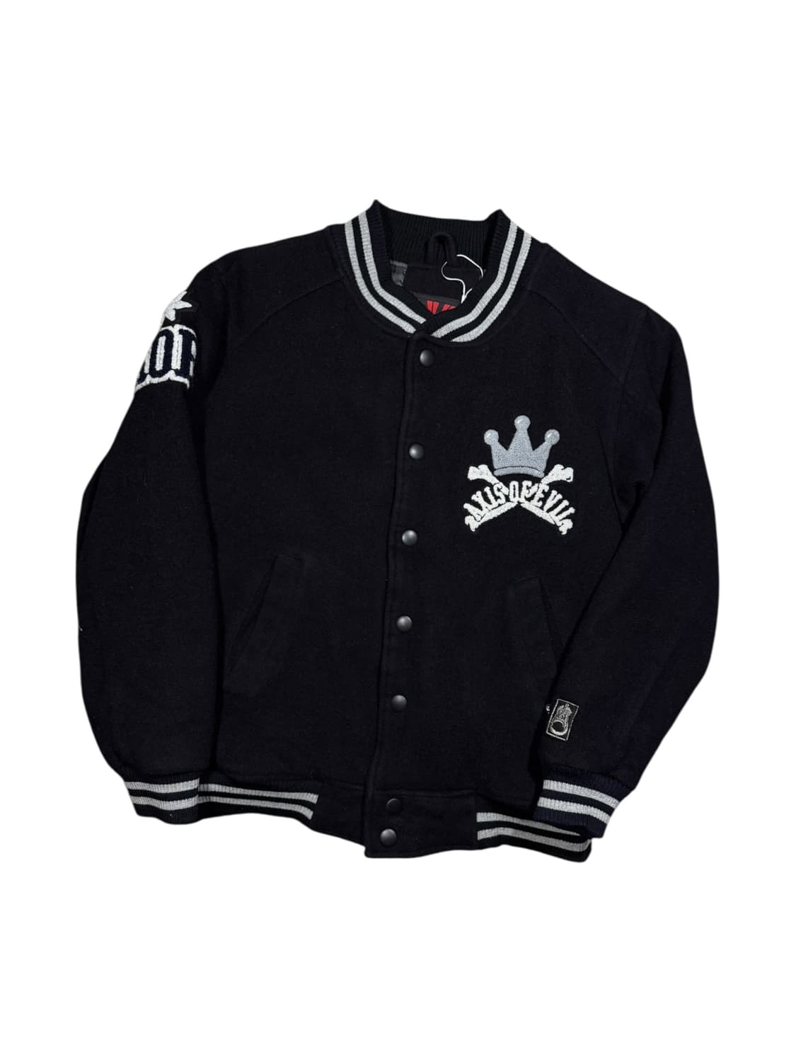 Axis of evil made in hell 빈티지 바시티 자켓 상품이미지2