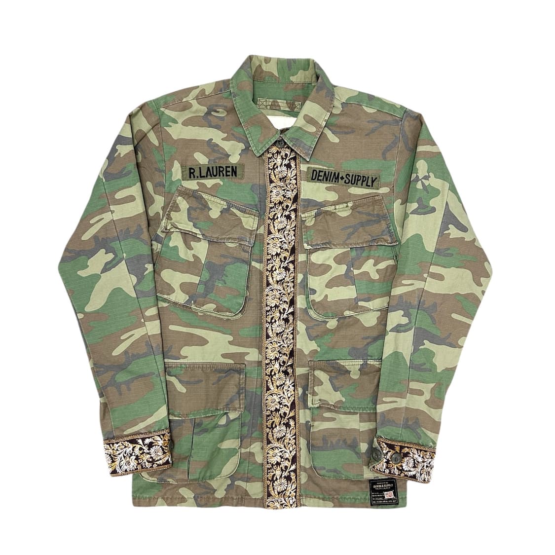 폴로 데님앤서플라이 밀리터리 카모 퍼티그자켓(XS) 상품이미지1