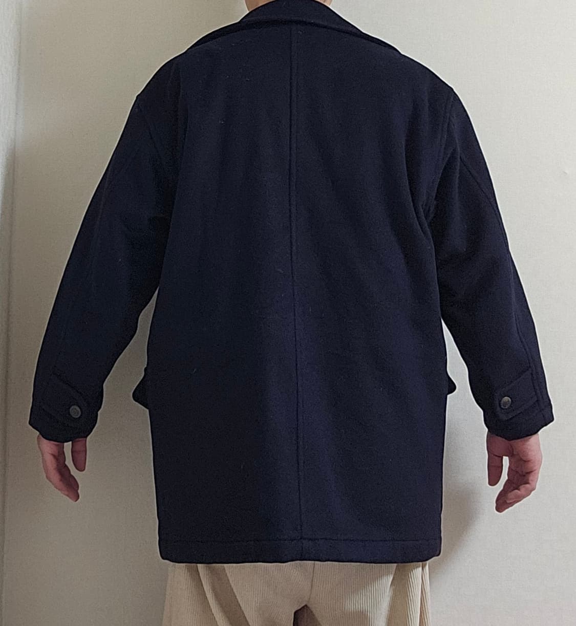 빈폴 네이비 울 혼방 코트 95 상품이미지4