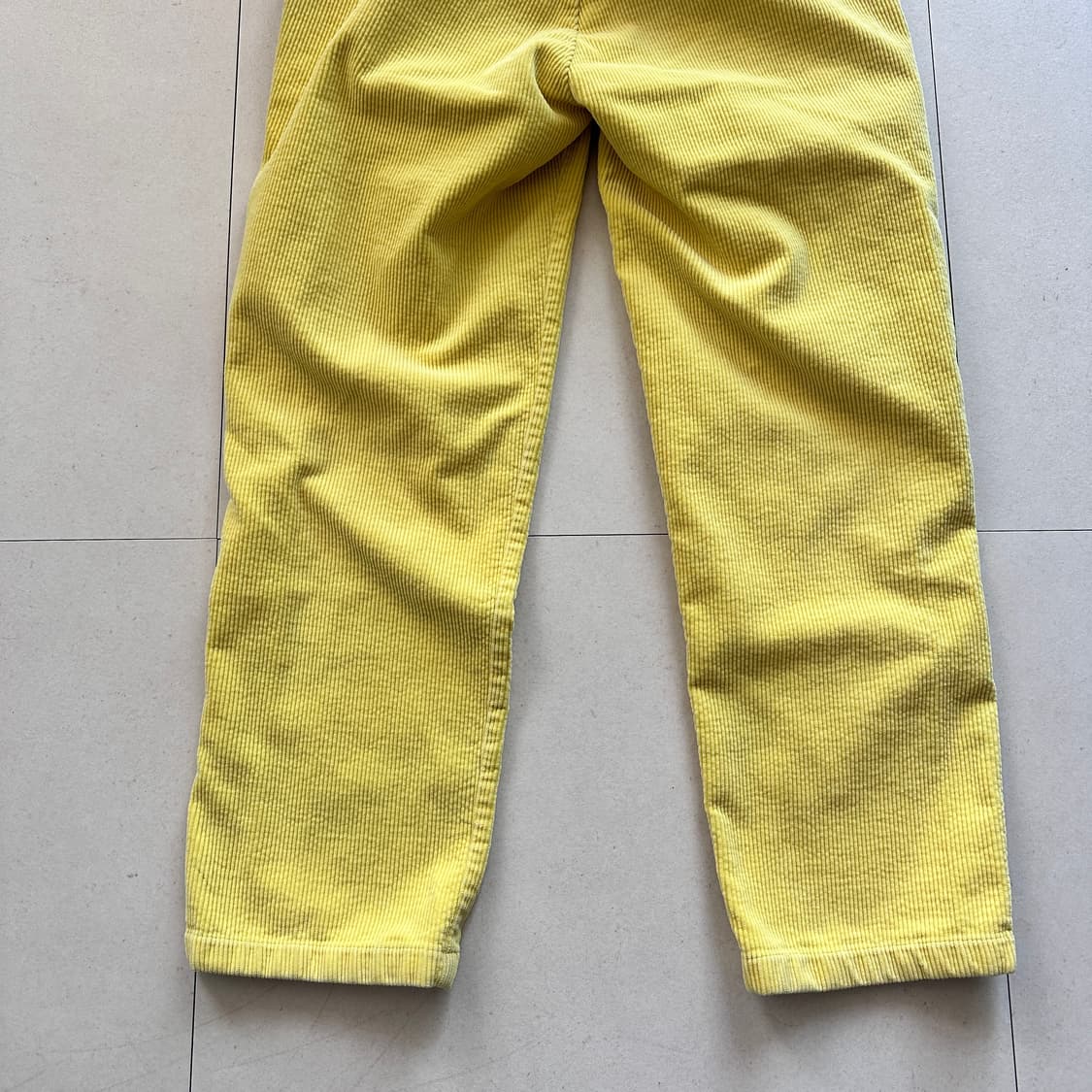 90s 폴로 헤비 코튼 코듀로이 옐로우 팬츠 32/34 상품이미지8