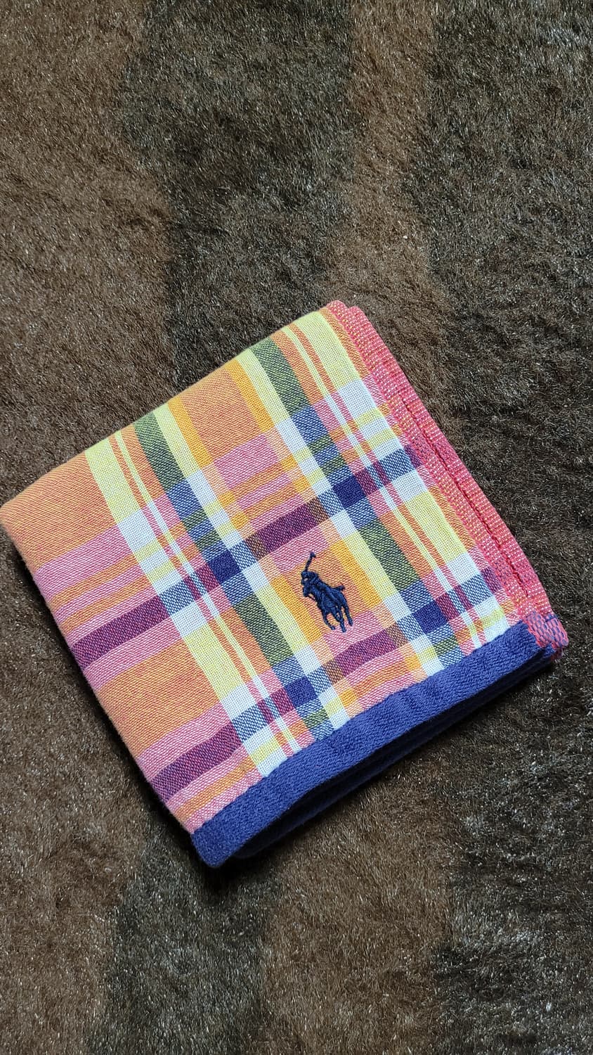 폴로 랄프로렌 남녀공용 타올소재 중형 손수건 또는 소형 타올(30*30) 상품이미지3