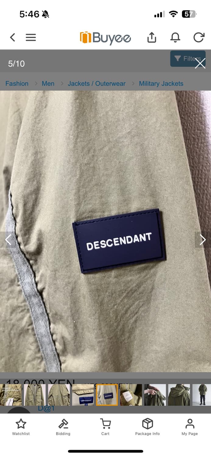 디센던트 자켓 DESCENDANT 19AW BALBOA 상품이미지4