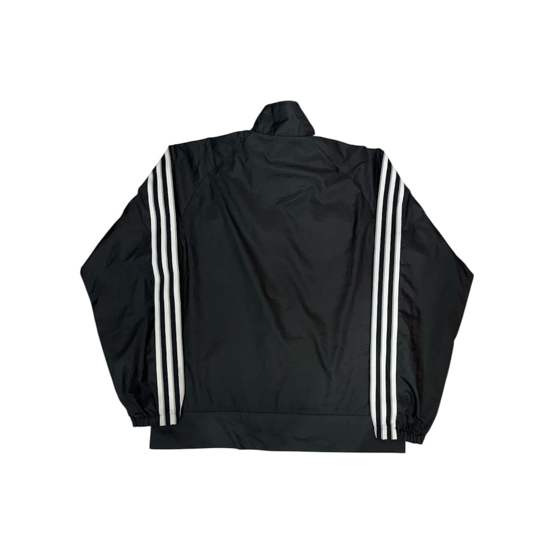 00s 아디다스 블랙 화이트 삼선 스몰 로고 바람막이 트랙 자켓 M 상품이미지6