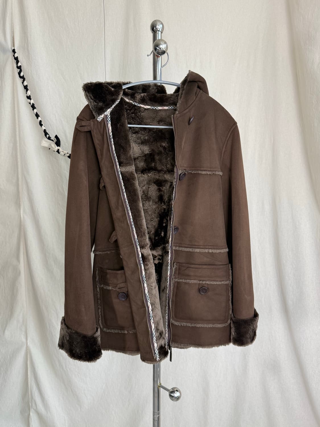 Burberry London 에코 시어링 자켓 상품이미지5