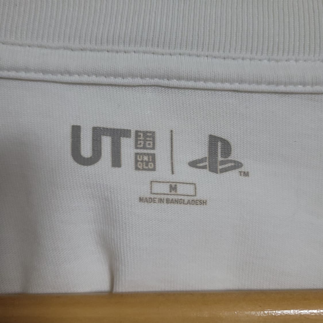 (M)UNIQLO 유니클로 플레이스테이션 흰색 반팔 티셔츠 상품이미지2
