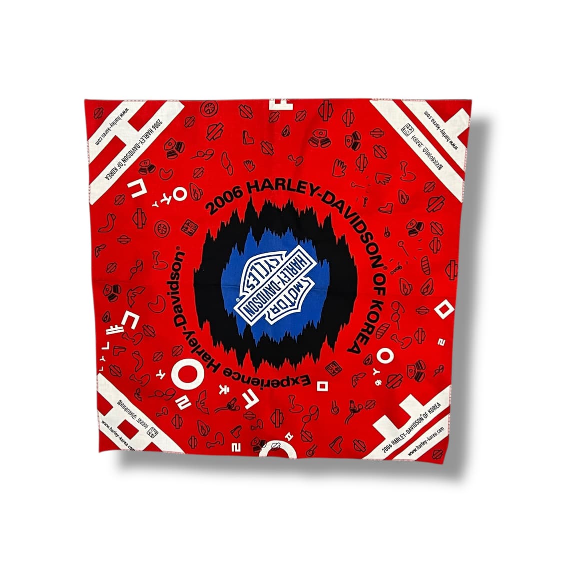  할리데이비슨 코리아 프린팅 스카프 y14357 상품이미지3