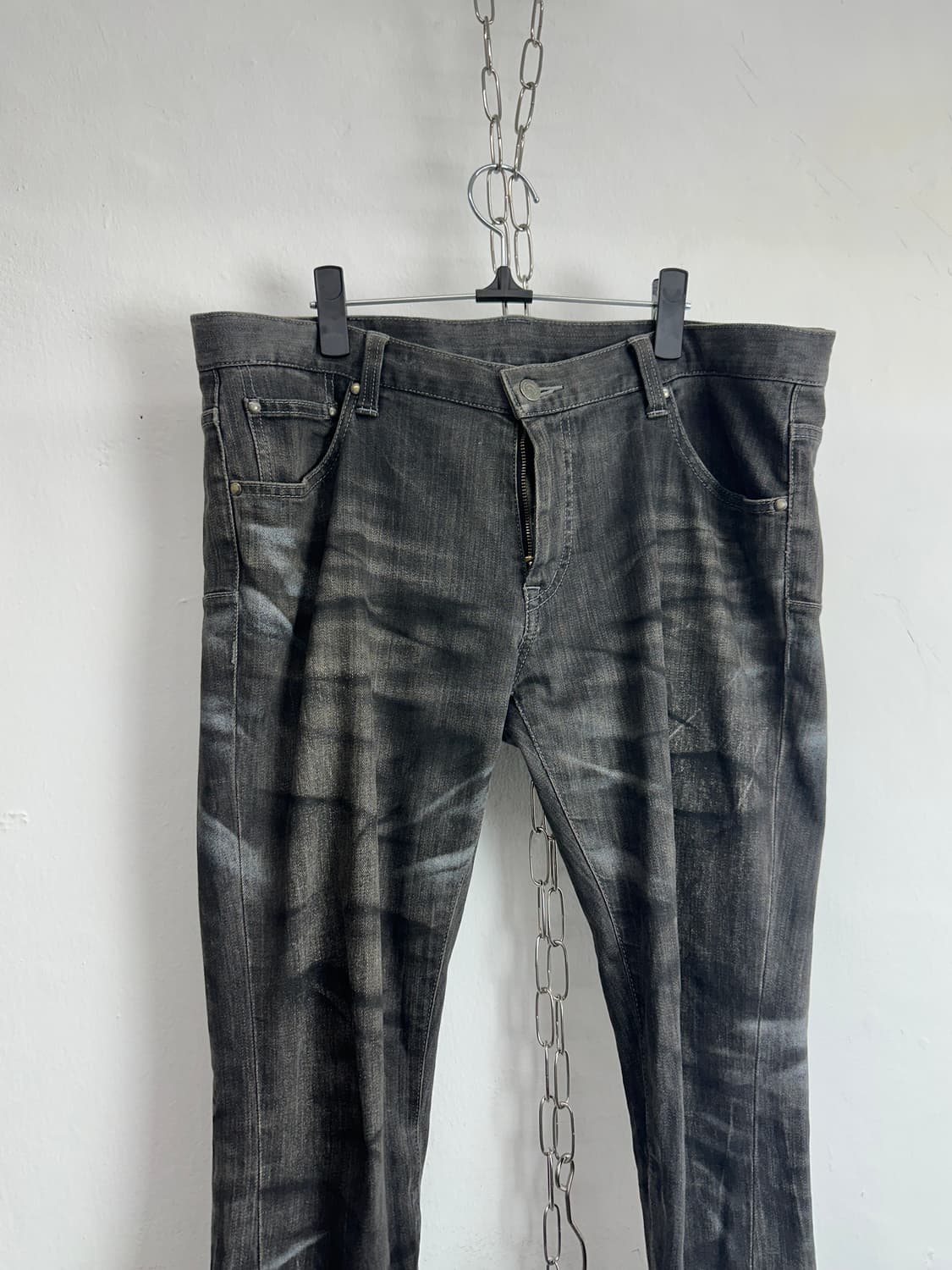 Ripped Layered Washing Slim Bootcut Deni 상품이미지6