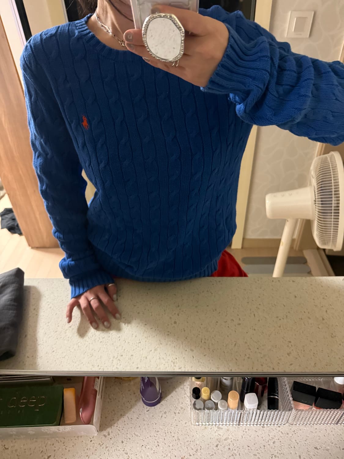 폴로 블루니트 남녀공용95 상품이미지6