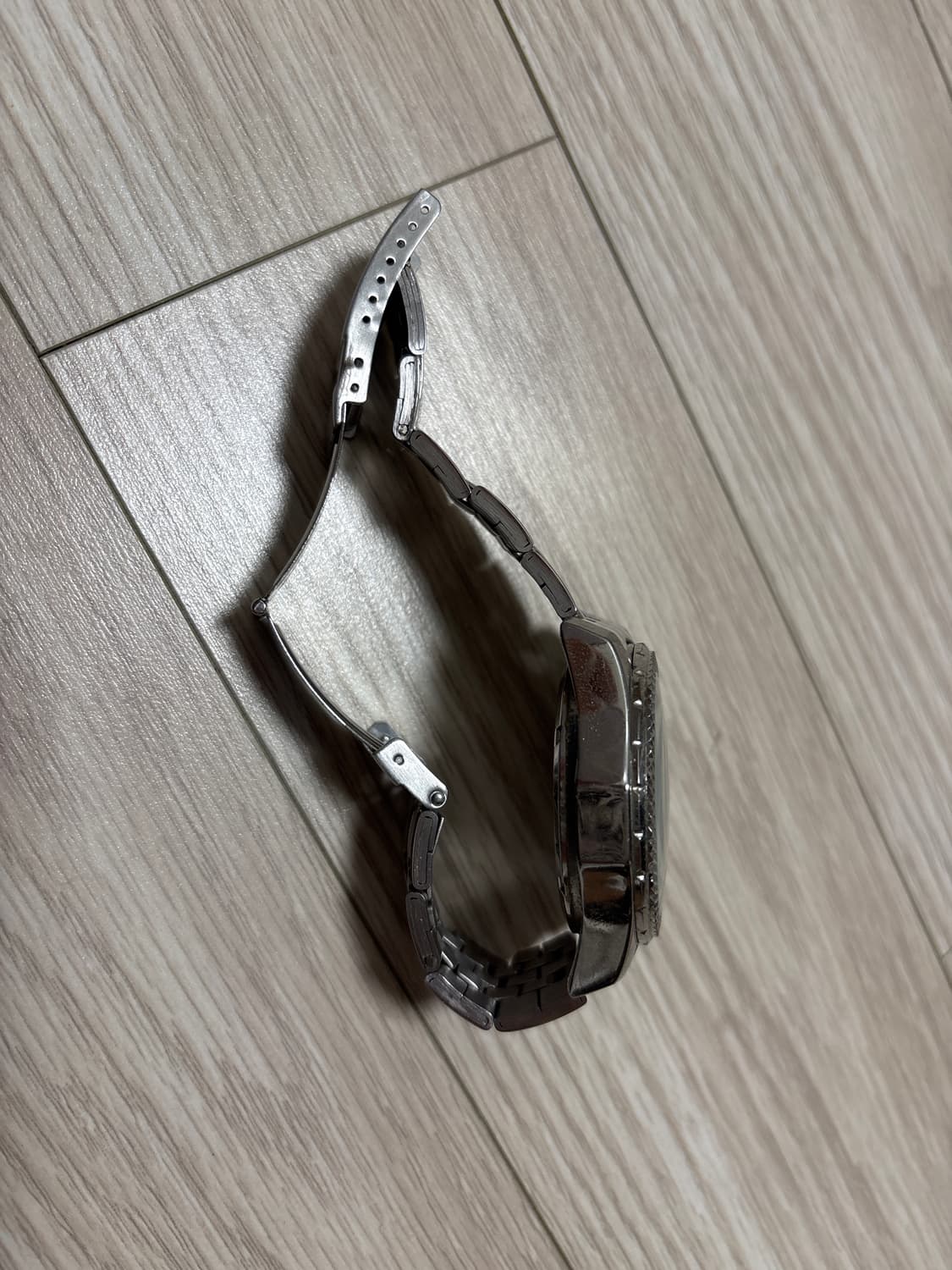 오토매틱 메탈 시계 오픈워크 디자인 상품이미지5