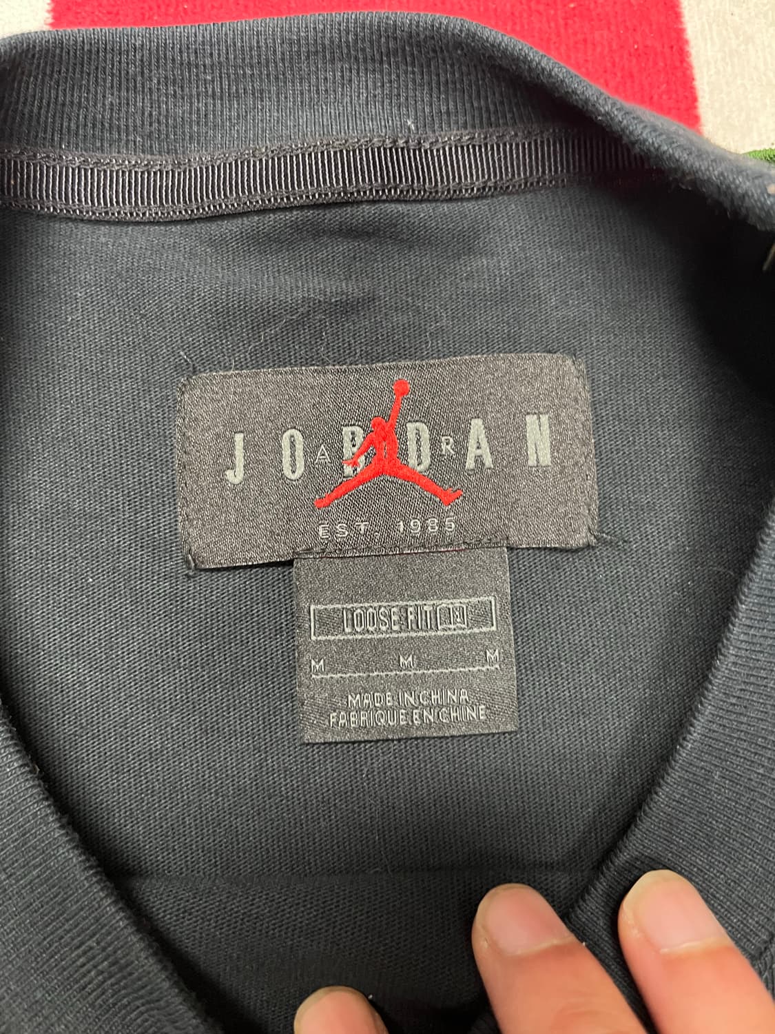 조던 X 오프화이트 콜라보 반팔 M 상품이미지3