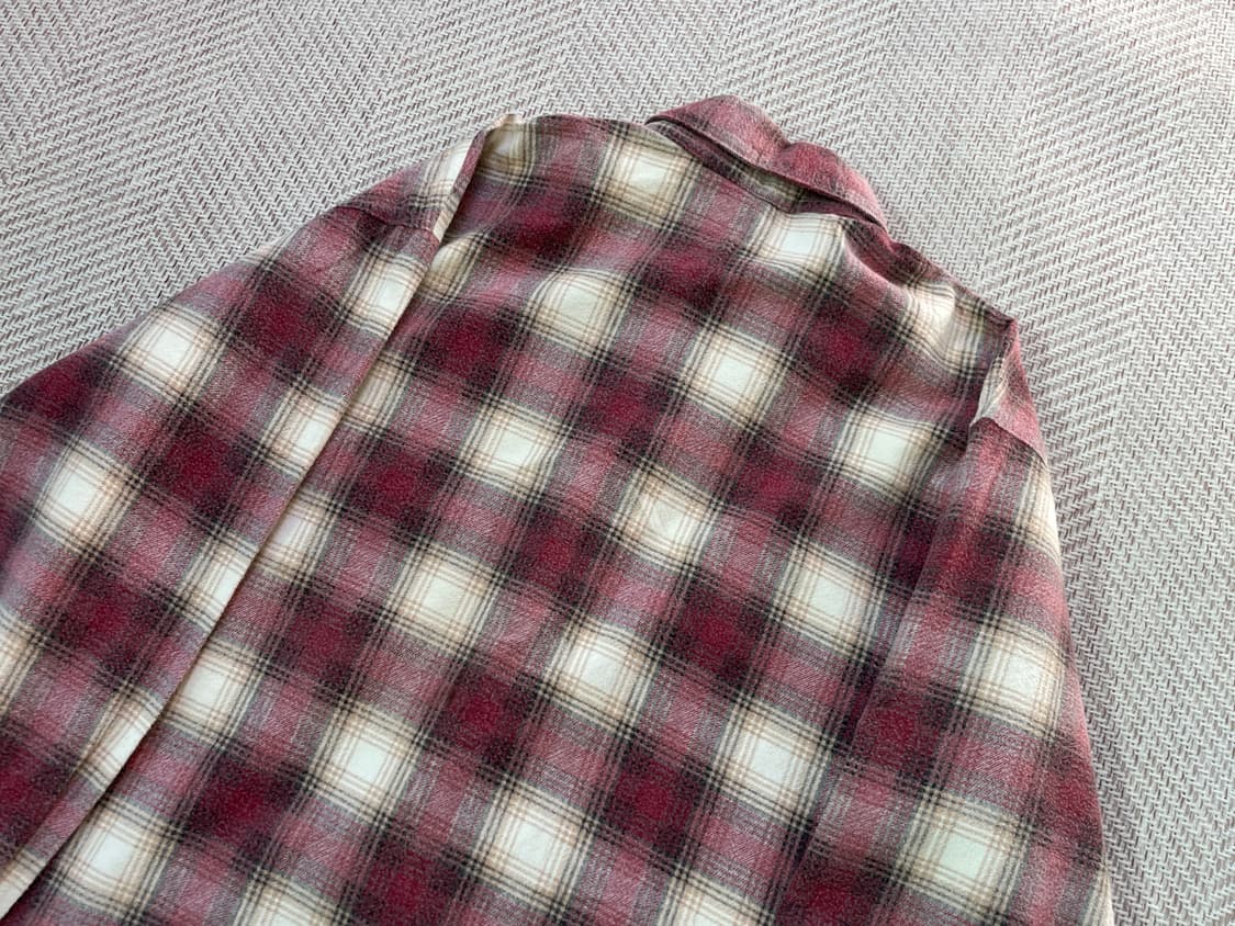 빈티지 플란넬 체크 셔츠  상품이미지7