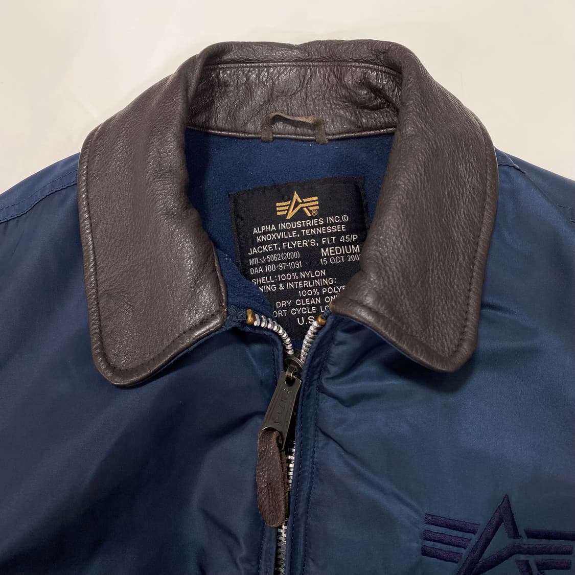 알파인더스트리 CWU-45/P 플라이트 MA-1 봄버 자켓 상품이미지3