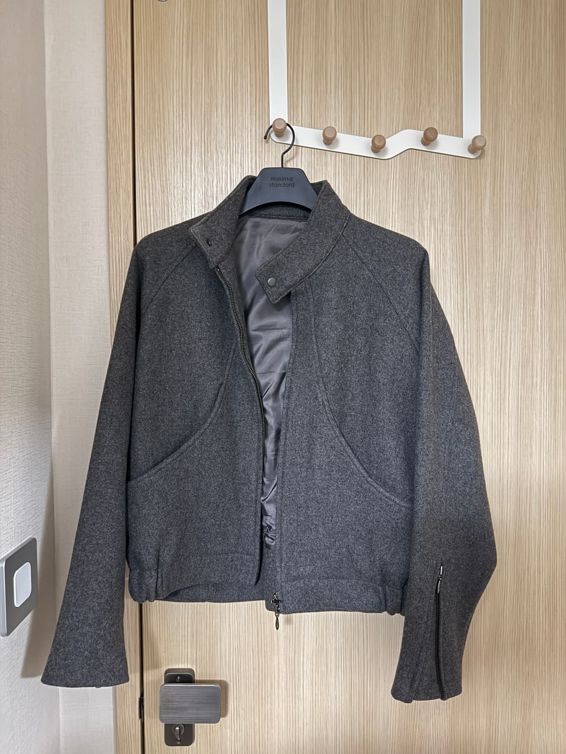 Etce 커브 울 바이커 자켓 M 상품이미지1