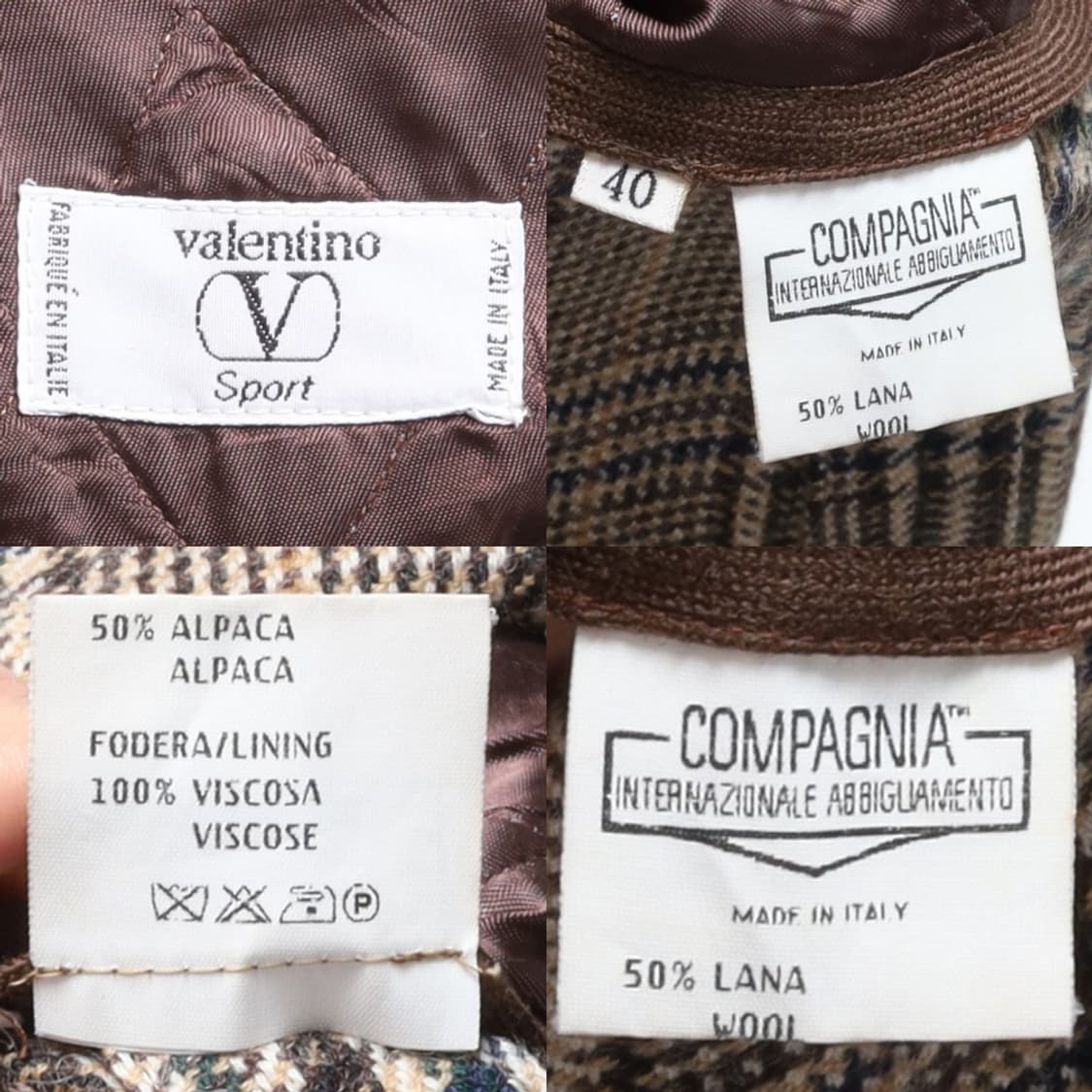 발렌티노 Valentino Check Pattern 3B Blazer 상품이미지8