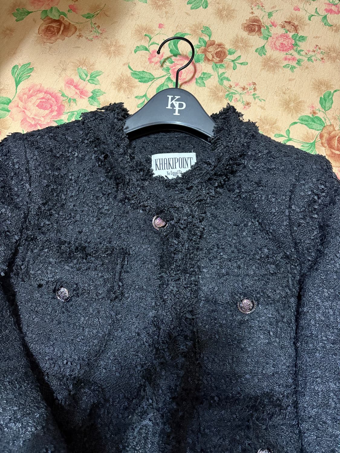 카키포인트 Antique Crop Tweed Jacket 상품이미지8