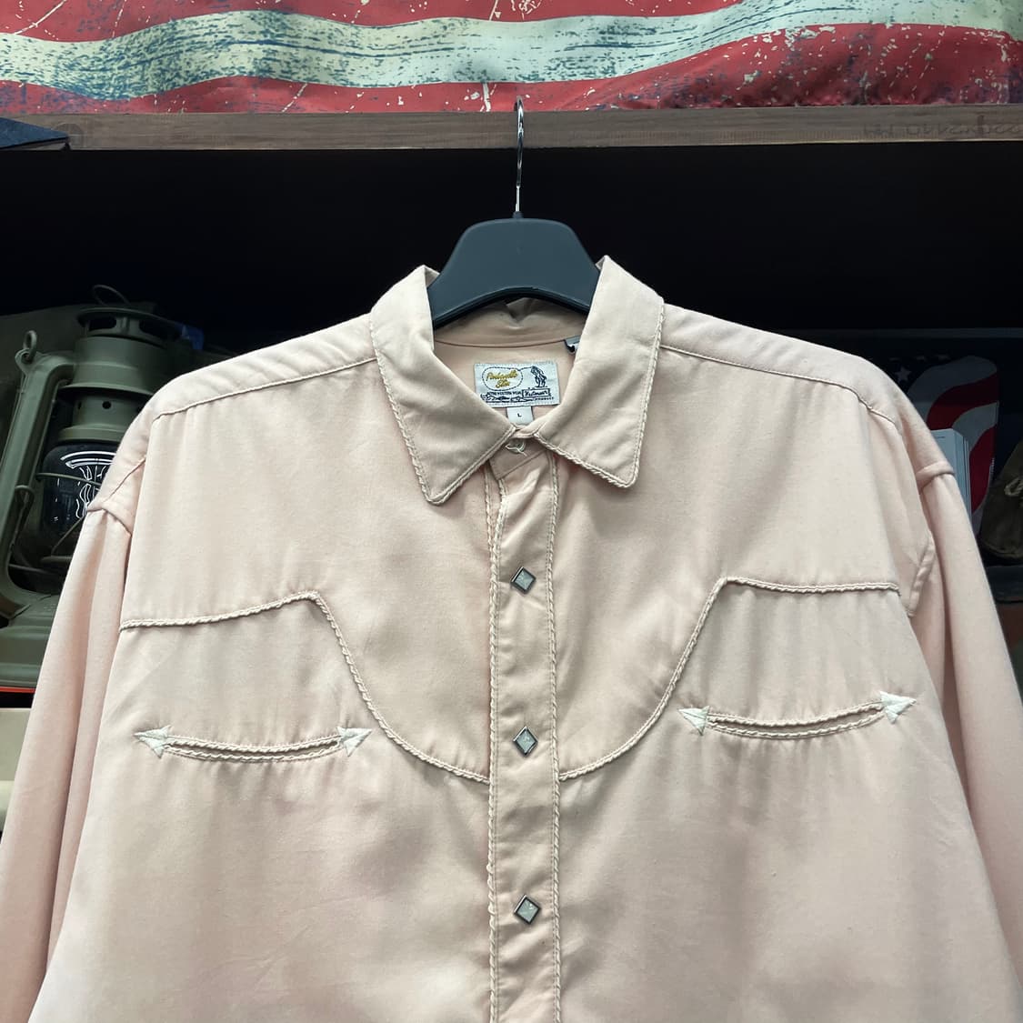 80s Panhandle 애로우 요크 포켓 펄 스냅 카우보이 웨스턴 셔츠 상품이미지3