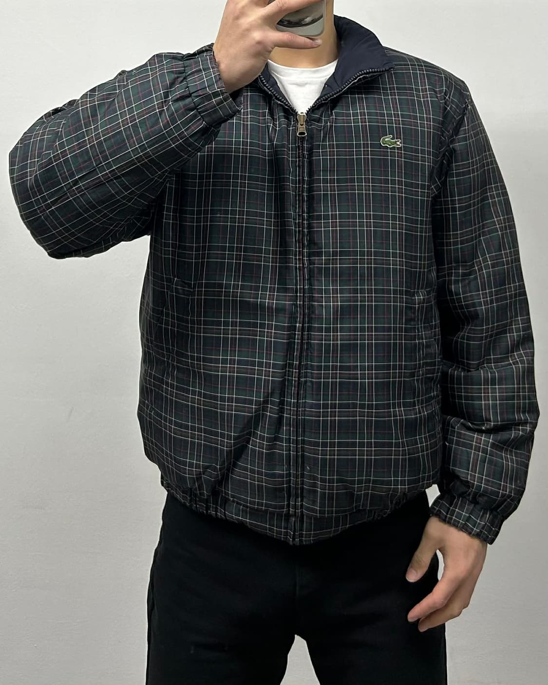 [95] 라코스테 리버서블 양면 다운 자켓 패딩 상품이미지1