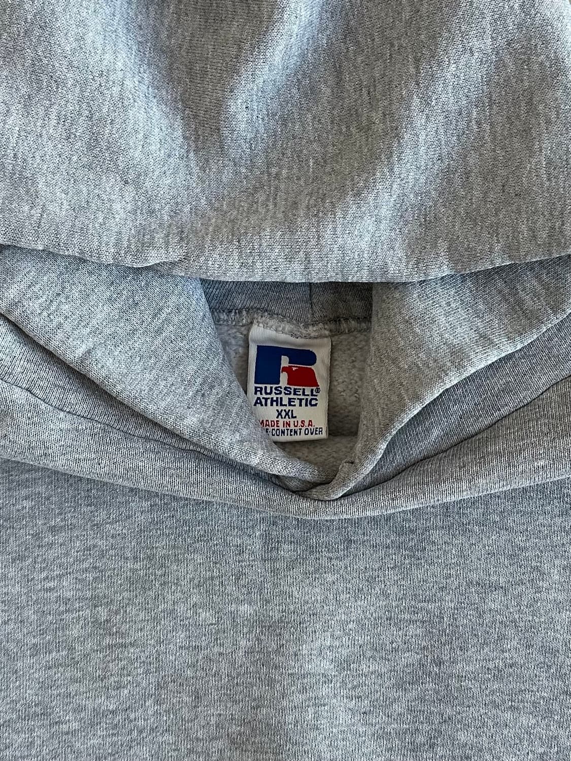 90s 빈티지 러셀 후드 그레이 XXL USA 상품이미지7